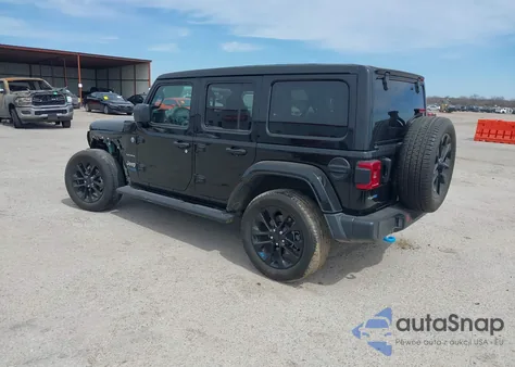 2022 Jeep Wrangler 4Xe Unlimited Sahara 4X4 из США, поврежденный, VIN 1C4JJXP69NW269462